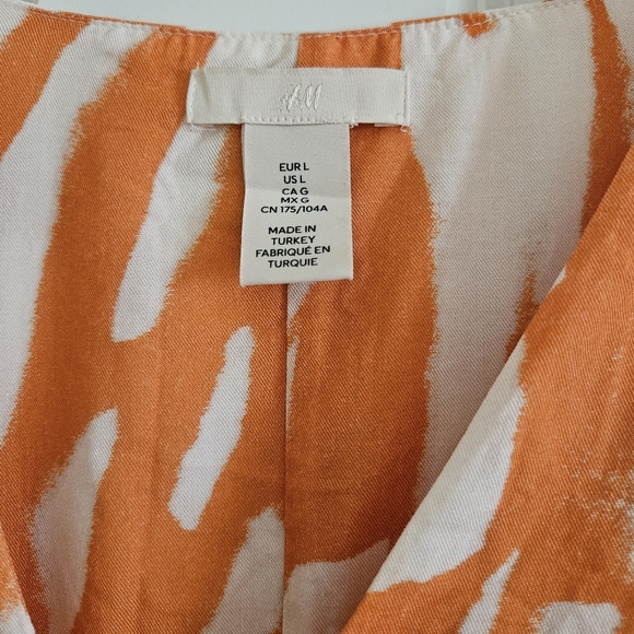 H&M lyocell kaftan dress size L - Picture 7 of 8